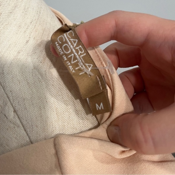 Carla Conti Sleeveless Blush Pink Cocktail Dress Medium - Picture 4 of 10